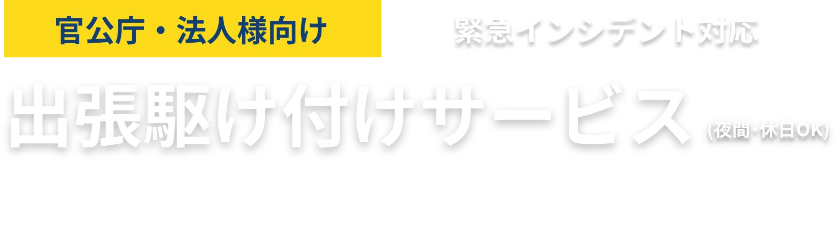 出張駆け付けサービス
