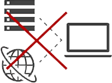 インターネットへの接続を切ってください