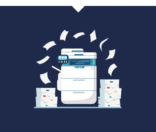 突然プリンターから大量の脅迫文が印刷された