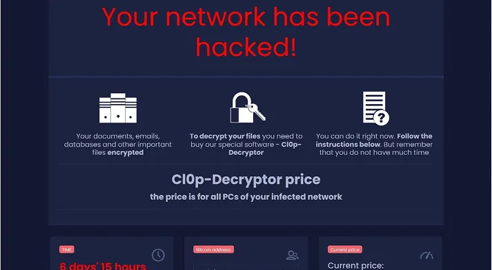 Clop | 各種ランサムウェア