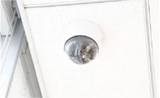 40台の監視カメラで情報持ち出しを抑止