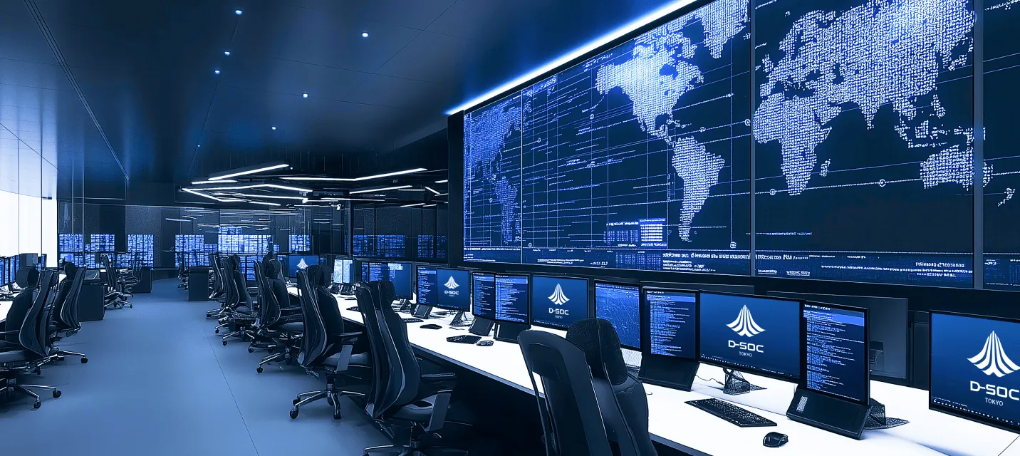 24時間365日社内の全デバイスをリアルタイム有人監視