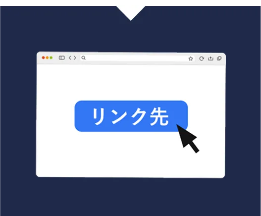 リンクの遷移先が変更されている